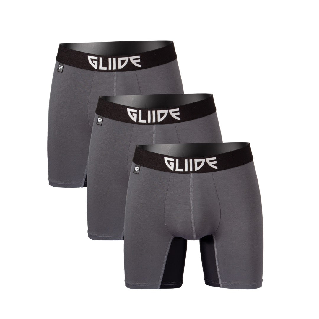 Comfort Club Trunks Triple Pack Carbon Black