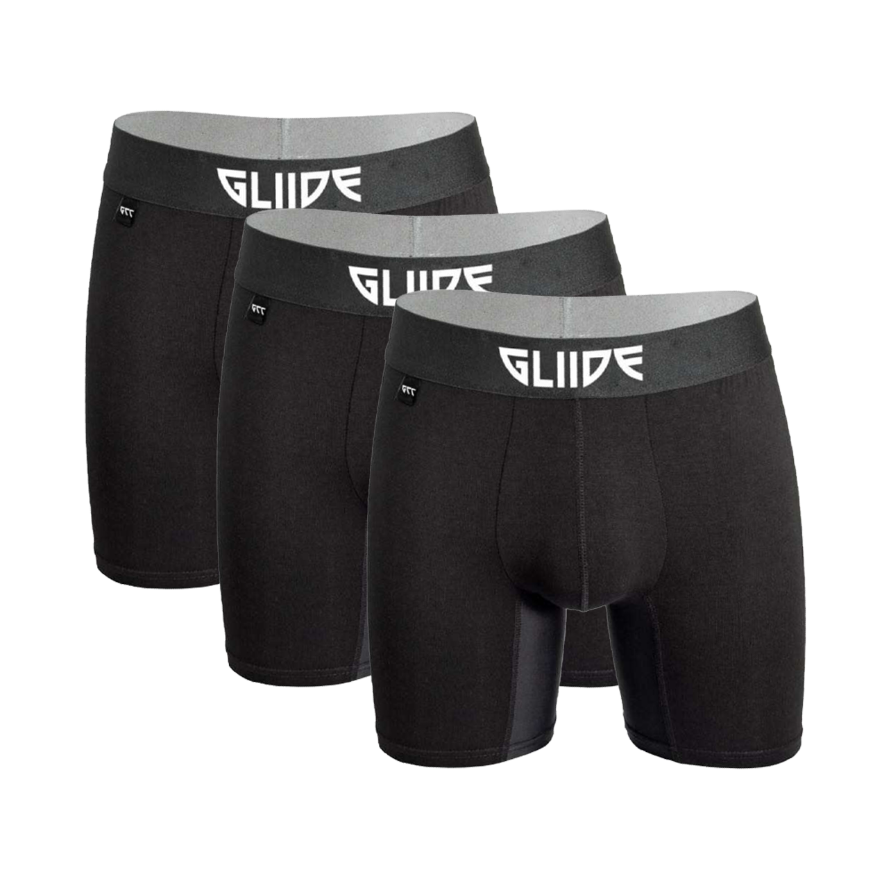 Comfort Club Trunks Triple Pack Carbon Black