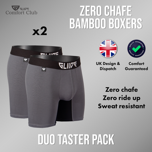 Comfort Club Trunks Twin Pack Nardo Grey