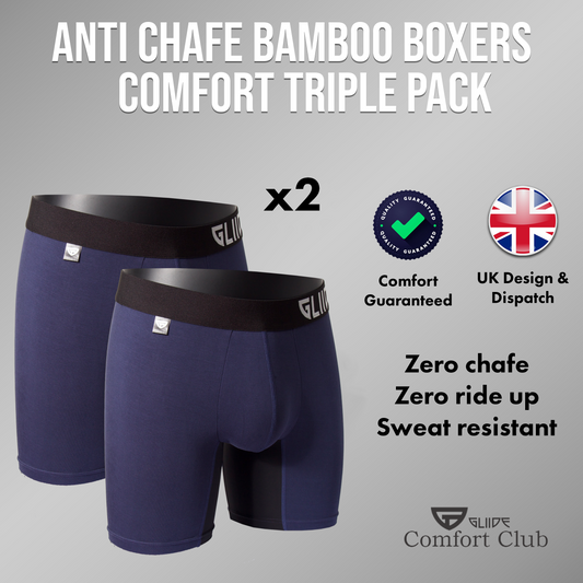 Comfort Club Trunks Twin Pack Midnight Blue