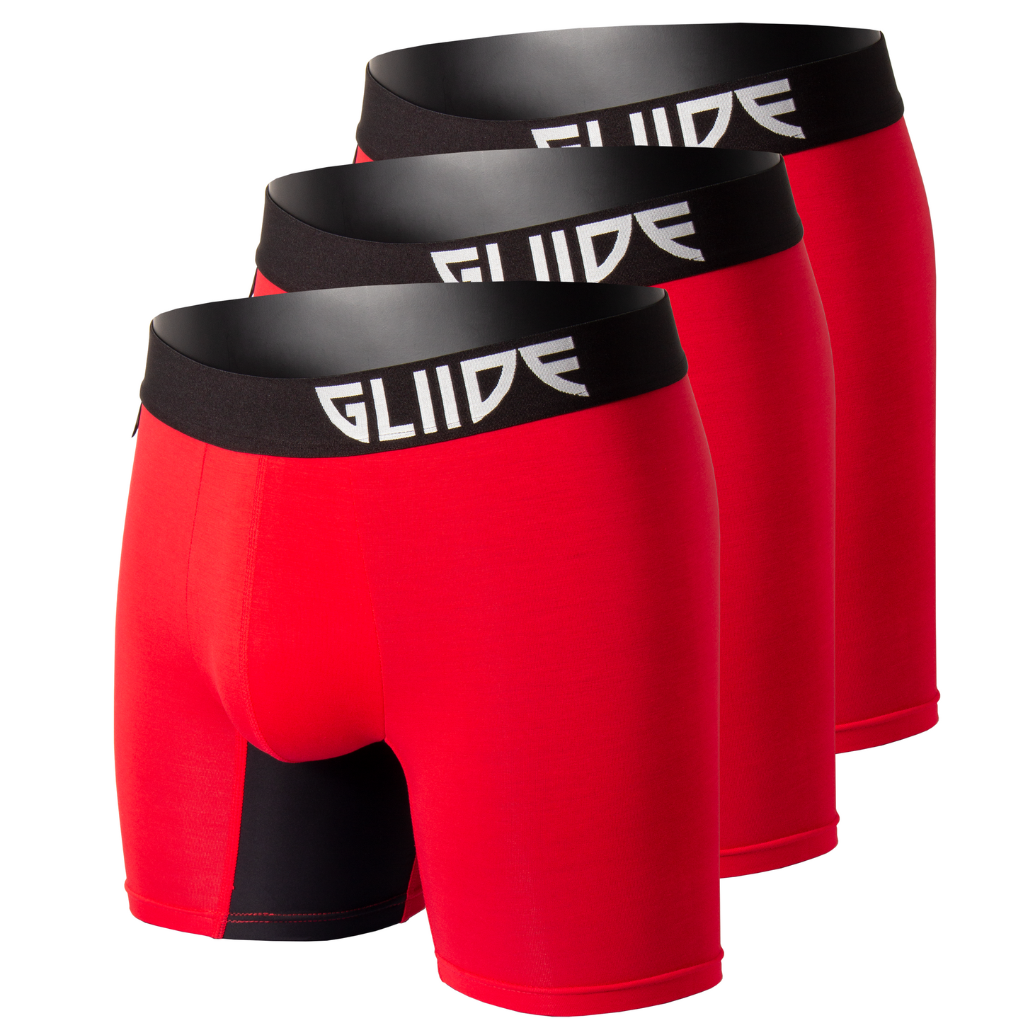 Comfort Club Trunks Triple Pack Signal Red