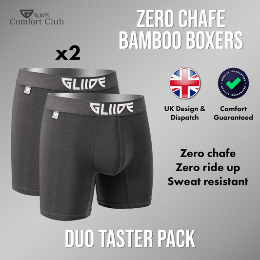 Comfort Club Trunks Twin Pack Carbon Black