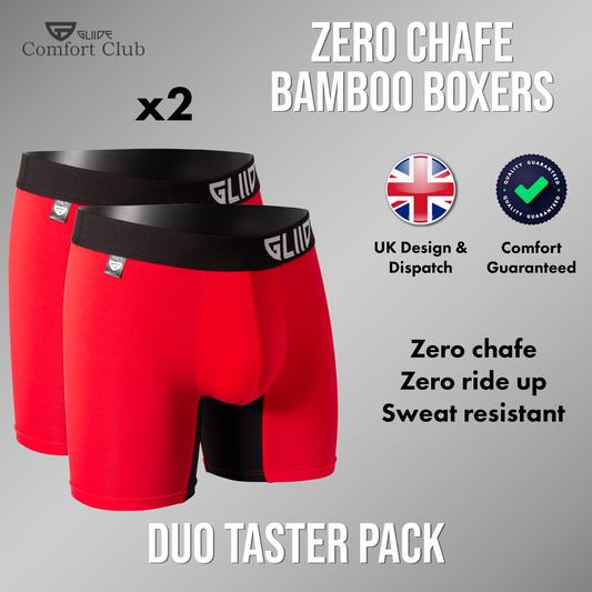 Comfort Club Trunks Twin Pack Signal Red